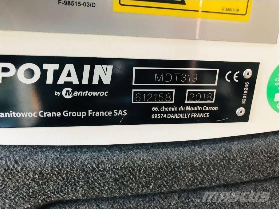 Potain MDT 319 Stavebné žeriavy