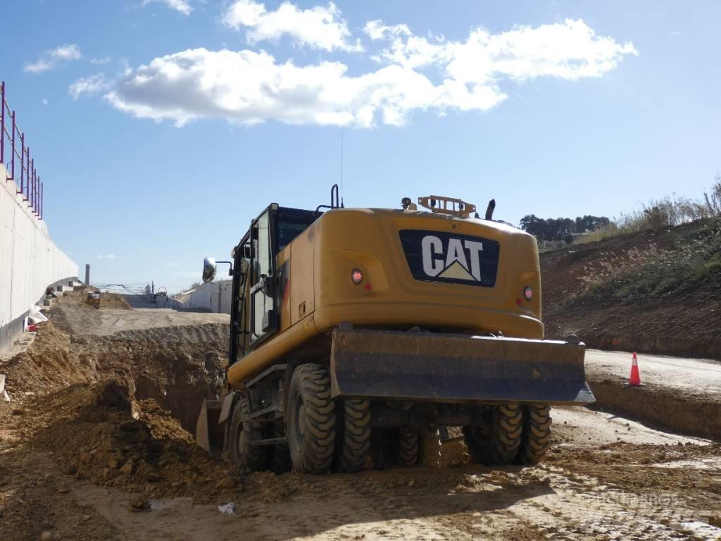 CAT M 318 F Kolesové rýpadlá