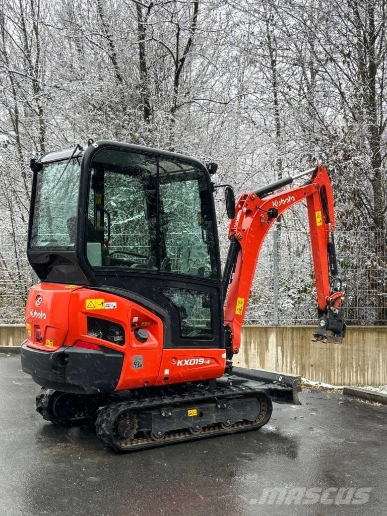 Kubota KX 019-4 Mini rýpadlá < 7t