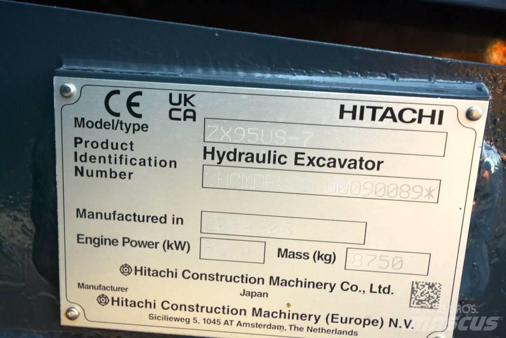 Hitachi ZX 95 US-7 Midi rýpadlá 7 t - 12 t