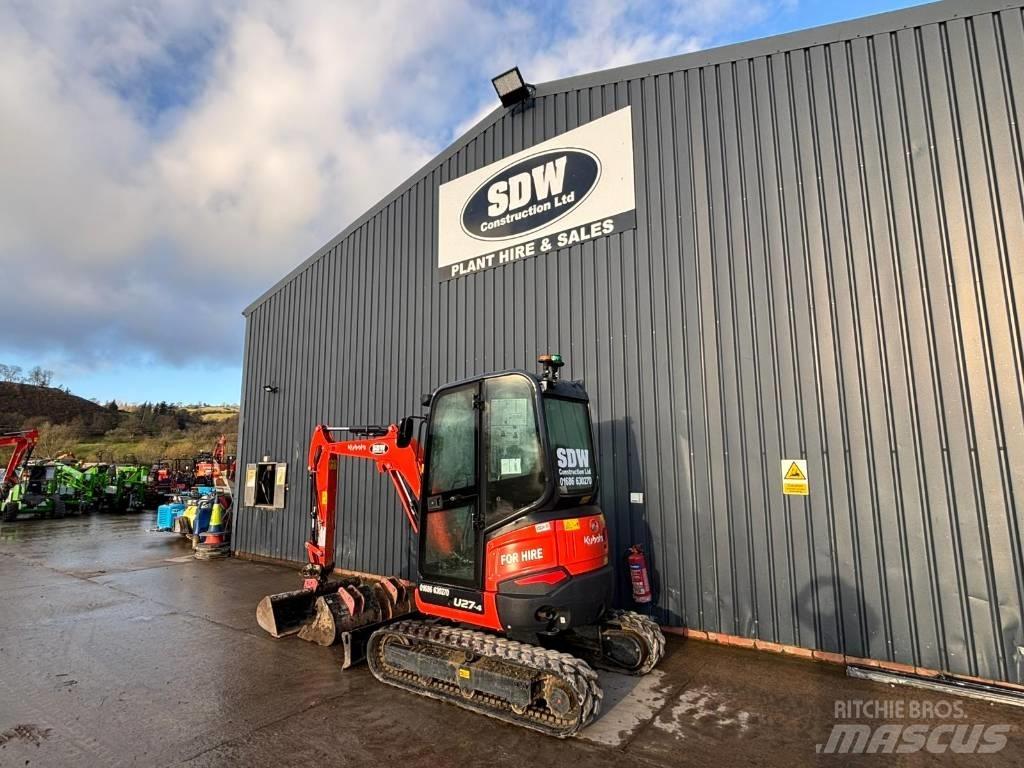 Kubota U 27-4 Mini rýpadlá < 7t