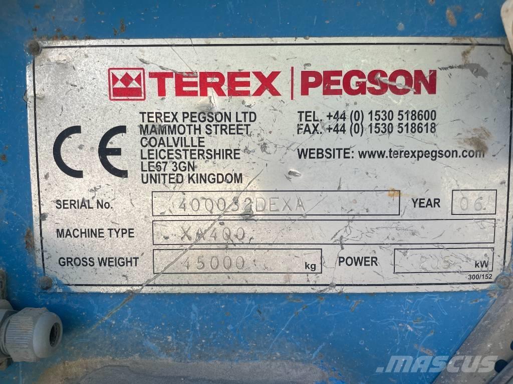 Terex Pegson XA 400 Mobilné drviče