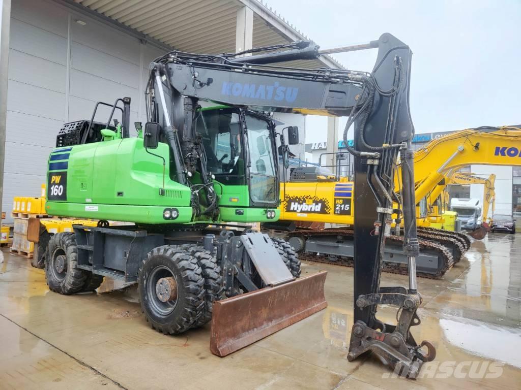 Komatsu PW 160-11 Kolesové rýpadlá