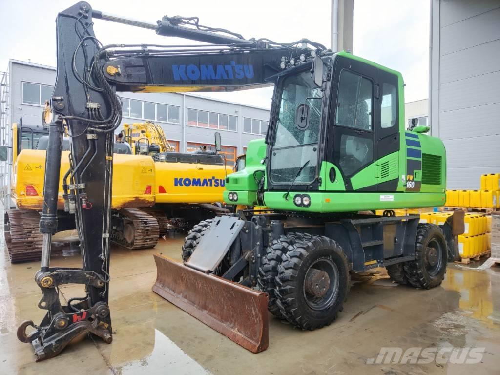 Komatsu PW 160-11 Kolesové rýpadlá
