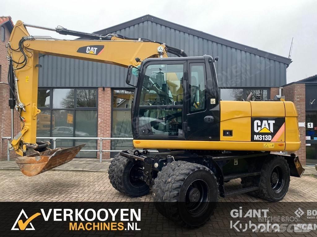 CAT M313D Kolesové rýpadlá