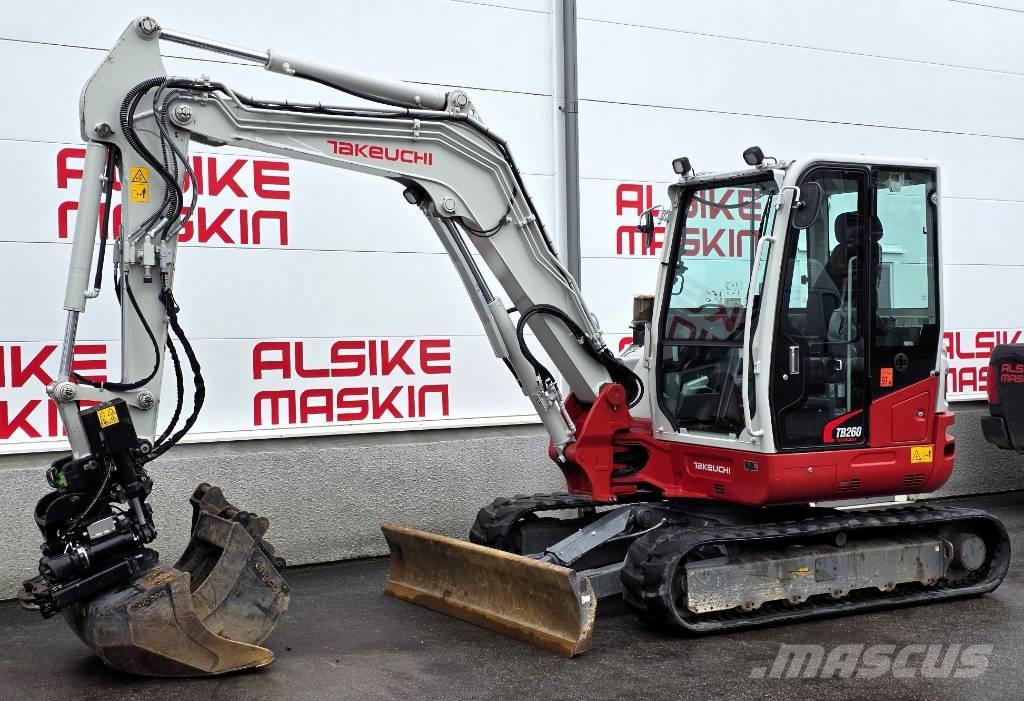 Takeuchi TB 260 Mini rýpadlá < 7t
