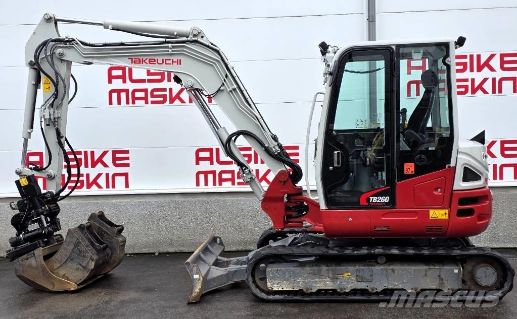 Takeuchi TB 260 Mini rýpadlá < 7t