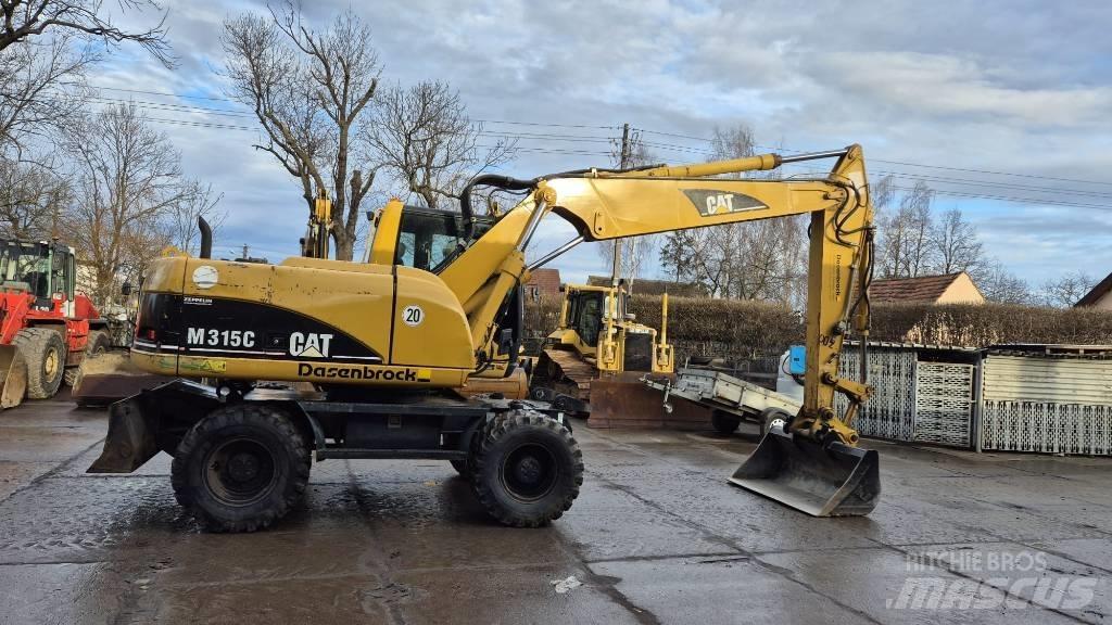CAT M 315 C Kolesové rýpadlá