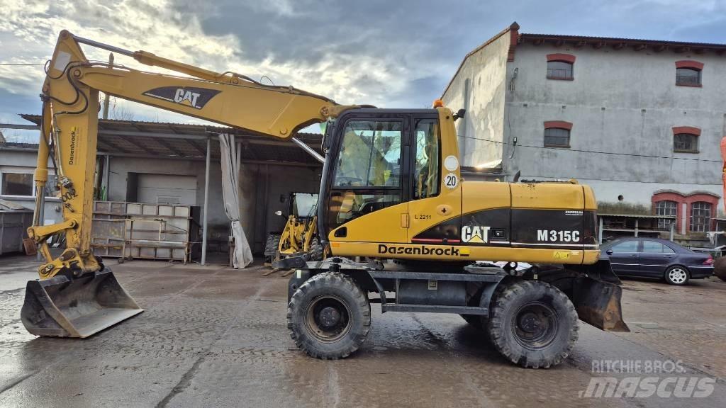 CAT M 315 C Kolesové rýpadlá