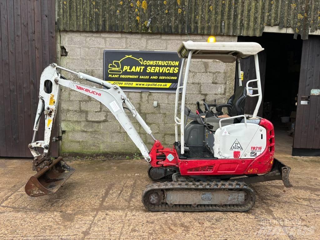 Takeuchi TB 216 Mini rýpadlá < 7t