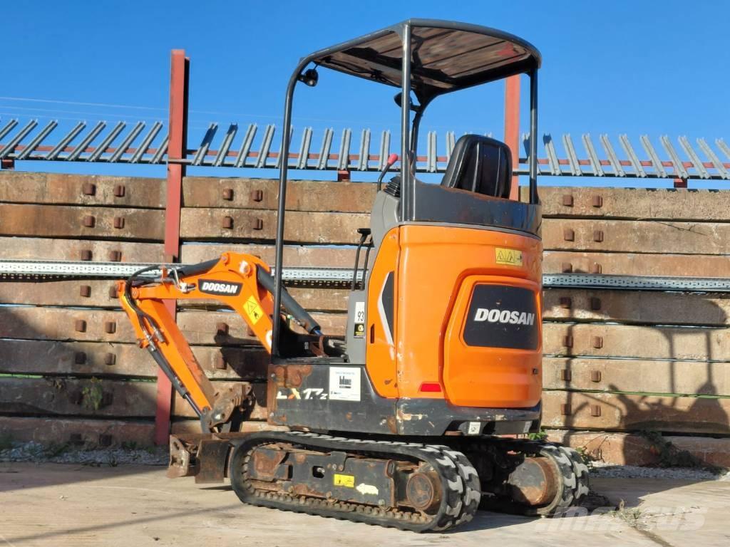 Doosan DX17Z Mini rýpadlá < 7t