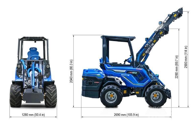 MultiOne EZ 8 Viacúčelové nakladače