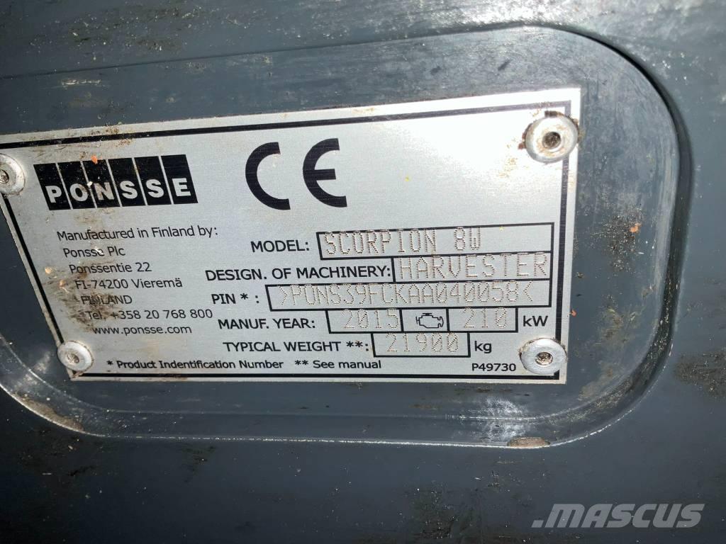 Ponsse SCORPION 8W Harvestory