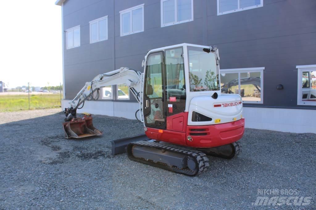 Takeuchi TB 240 Mini rýpadlá < 7t