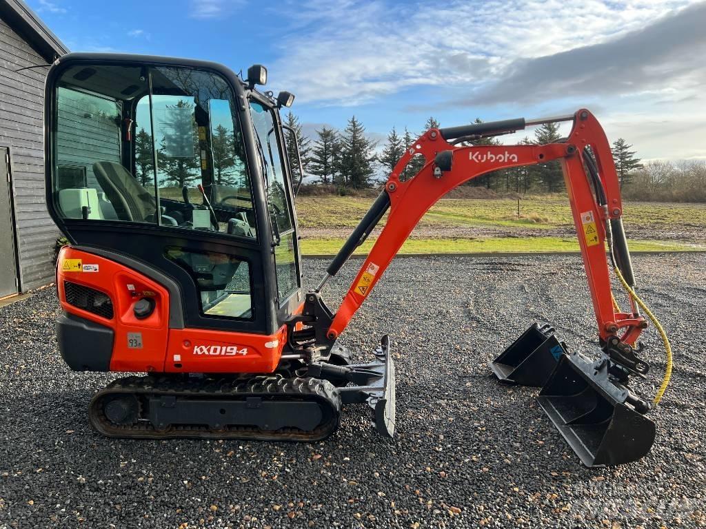 Kubota KX 019-4 Mini rýpadlá < 7t