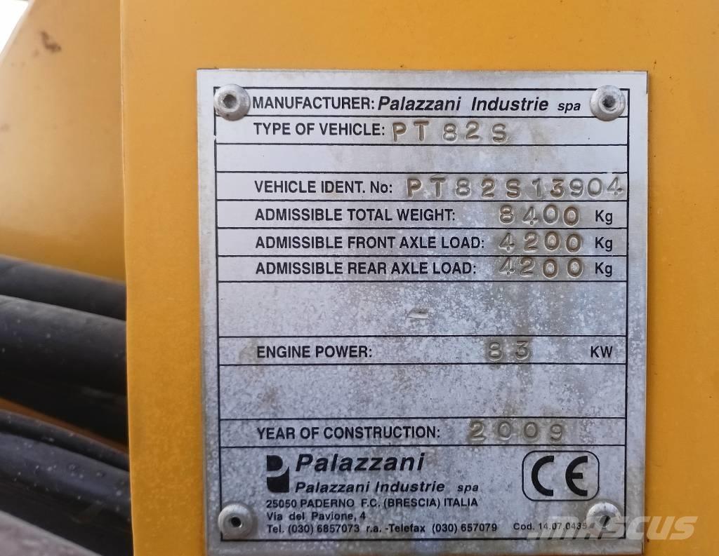 Palazzani PT82 Teleskopické kolesové nakladače