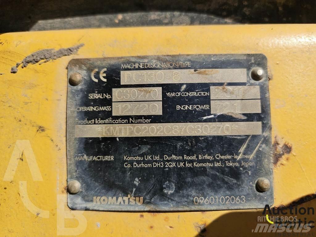 Komatsu PC130-8 Pásové rýpadlá