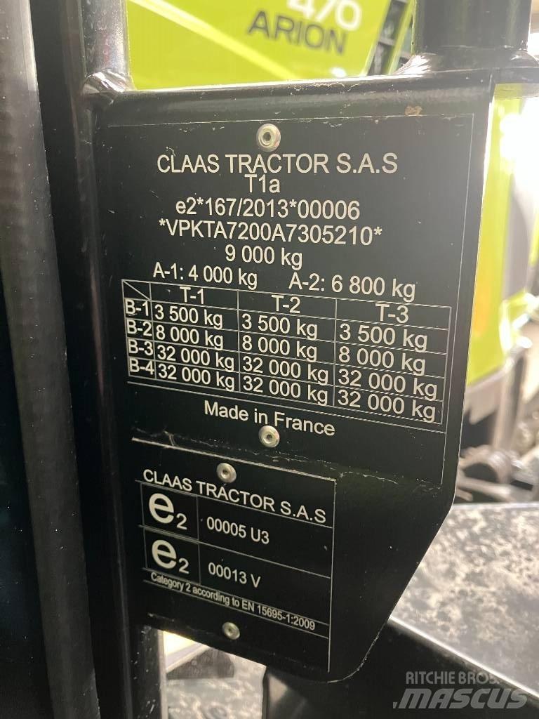 Claas Arion 470 Traktory