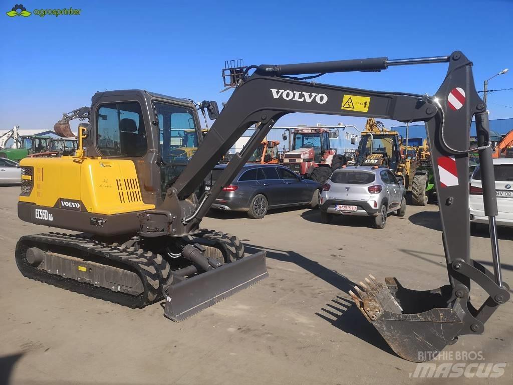 Volvo EC 55 D AG Mini rýpadlá < 7t