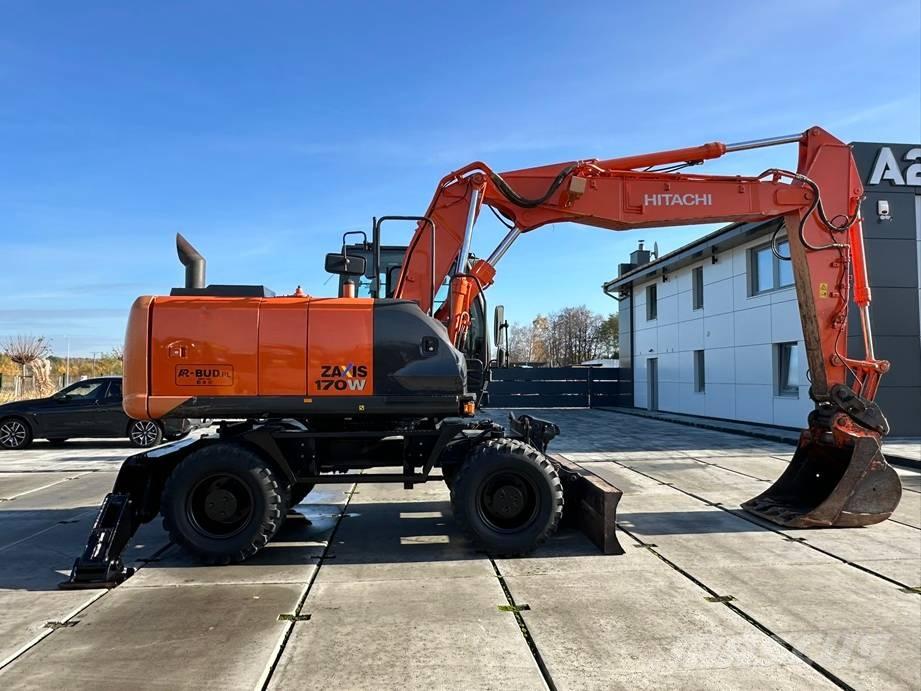Hitachi ZX 170 W-5 B Kolesové rýpadlá