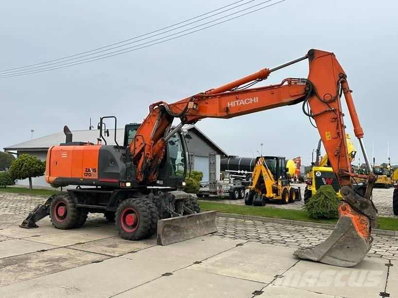 Hitachi ZX 170 W-5 B Kolesové rýpadlá