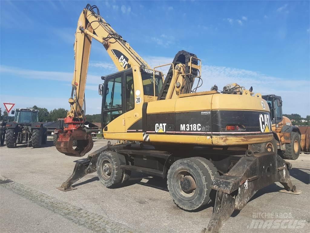 CAT M318C MH Kolesové rýpadlá