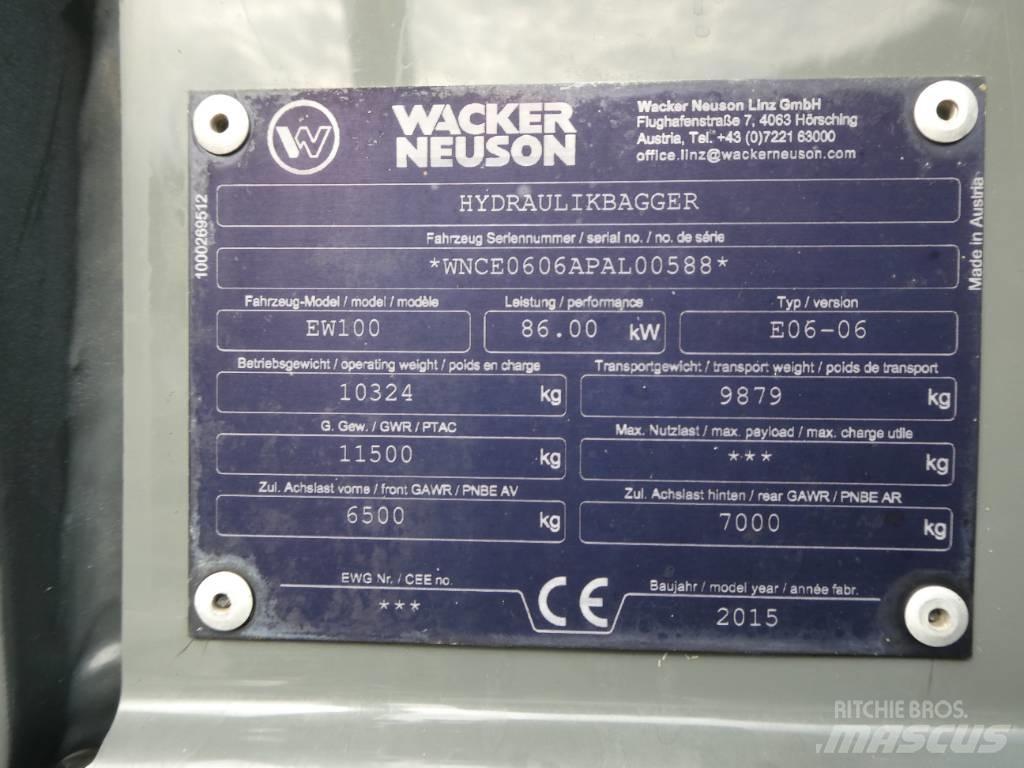 Wacker Neuson EW 100 Kolesové rýpadlá