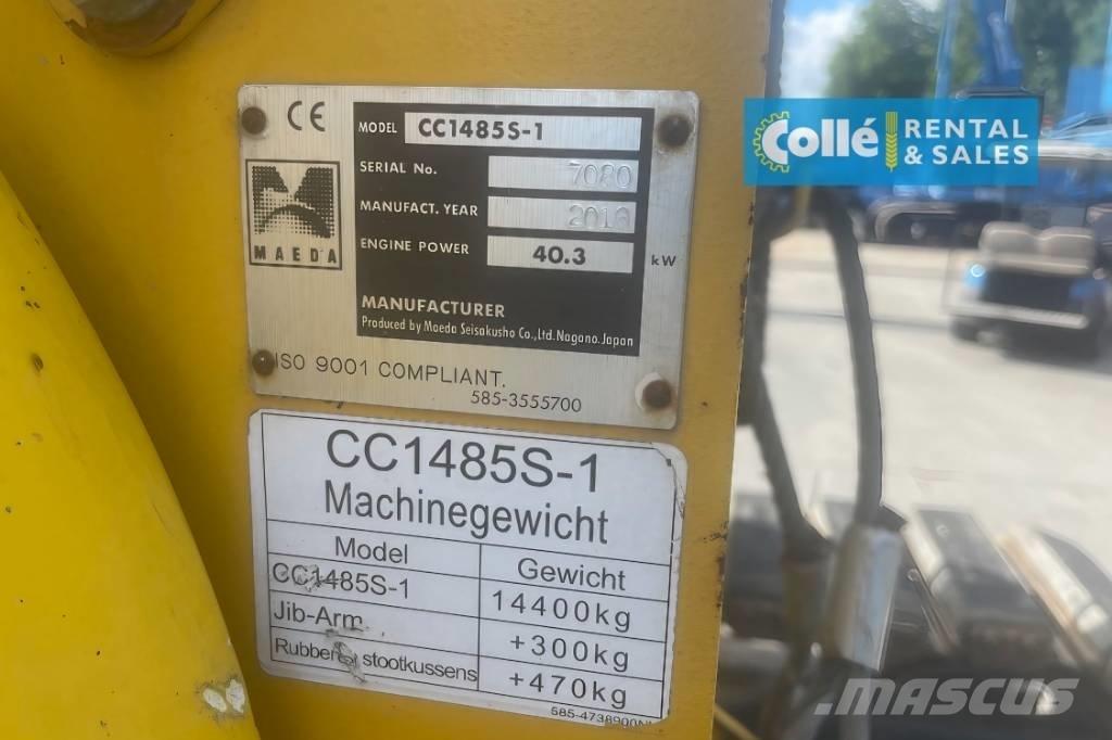 Maeda CC1485S-1 | 2016 Minižeriavy