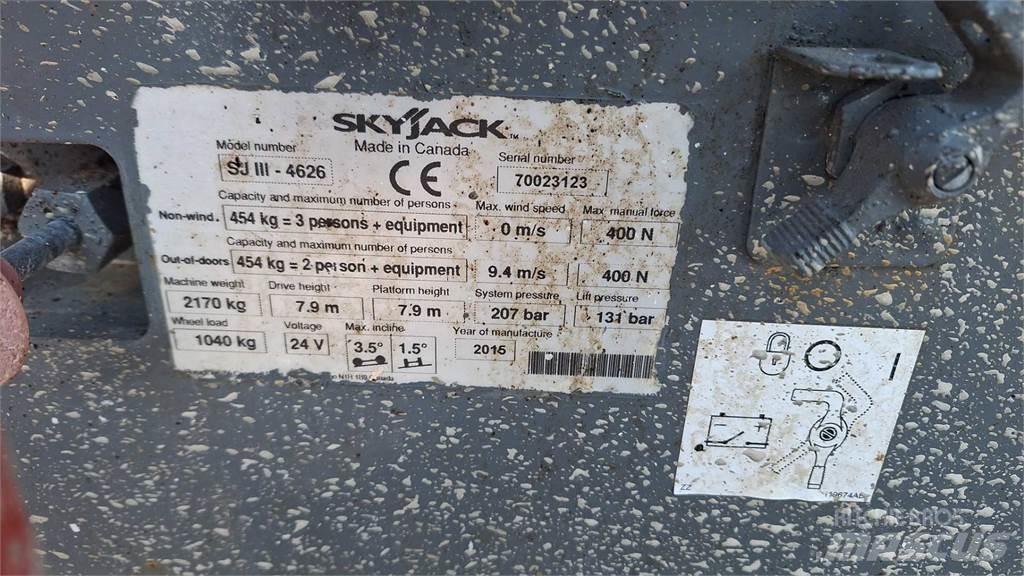 SkyJack SJIII4626 Nožnicové zdvíhacie plošiny