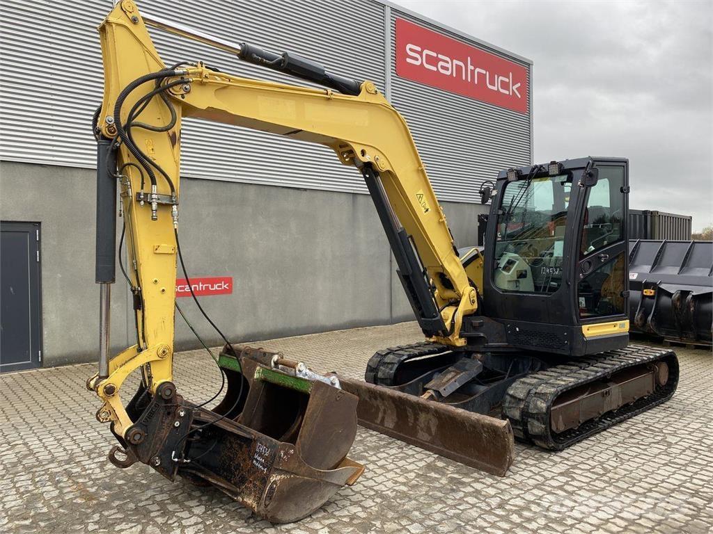 Yanmar VIO80-1A Kolesové rýpadlá