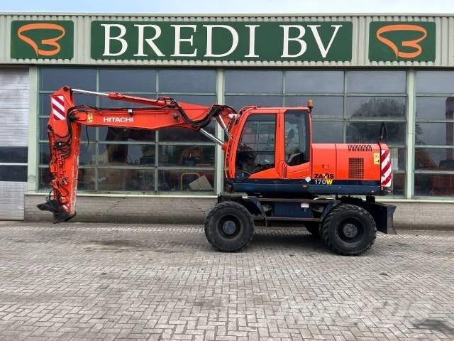 Hitachi ZX 170 W-3 Kolesové rýpadlá