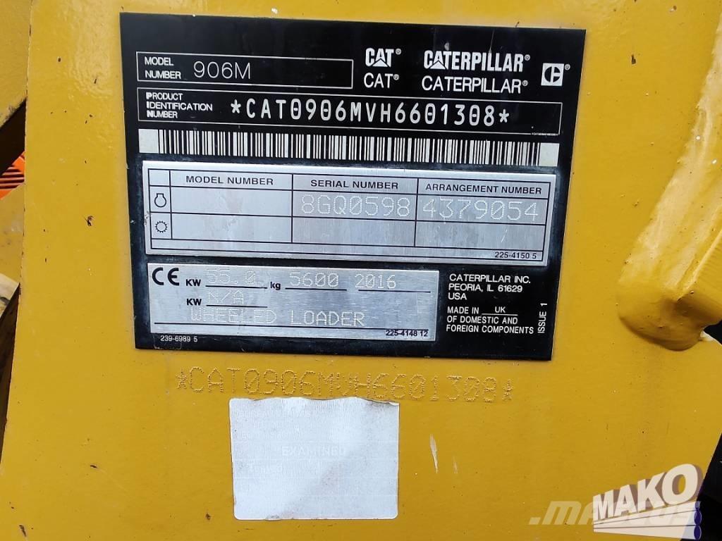 CAT 906 M Kolesové nakladače