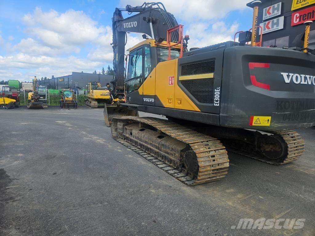 Volvo EC 300 EL + 3D Pásové rýpadlá