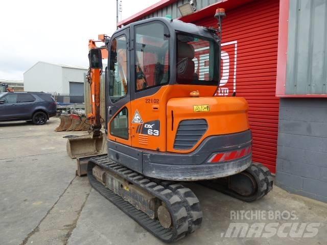 Doosan DX 63-3 Mini rýpadlá < 7t