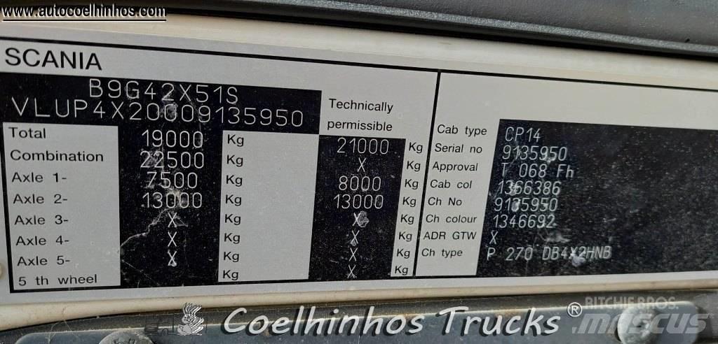 Scania P270 Nákladné vozidlá bez nadstavby