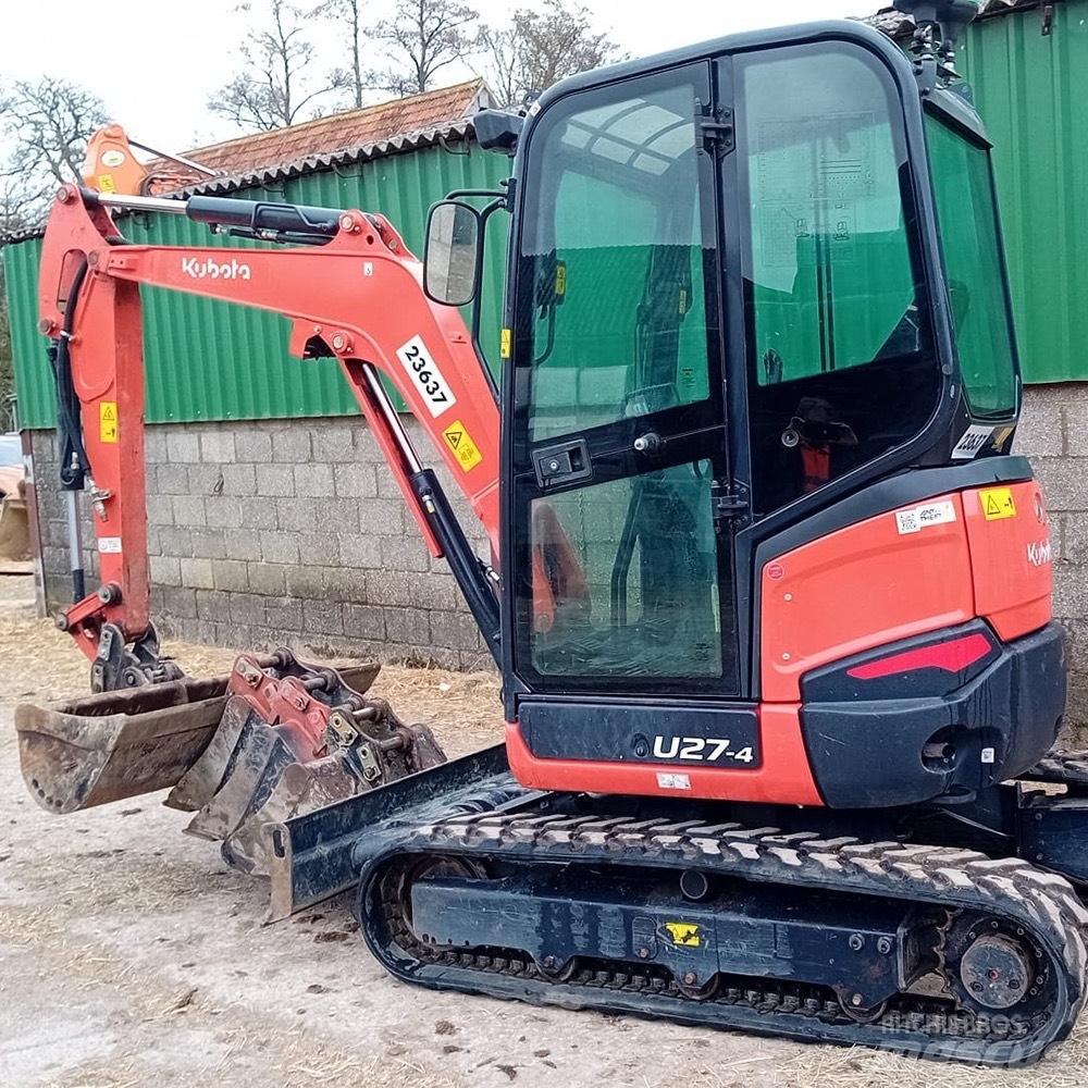Kubota U 27-4 Mini rýpadlá < 7t