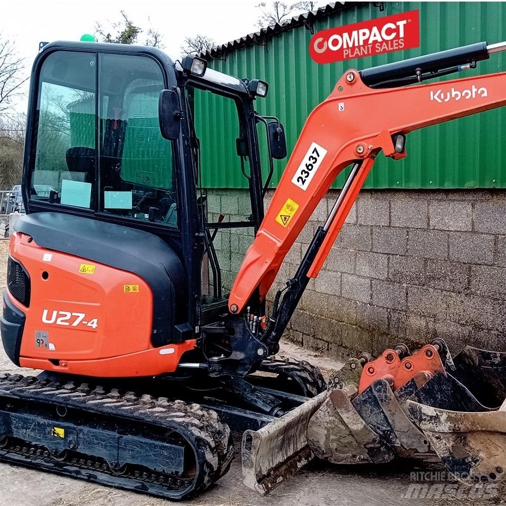 Kubota U 27-4 Mini rýpadlá < 7t