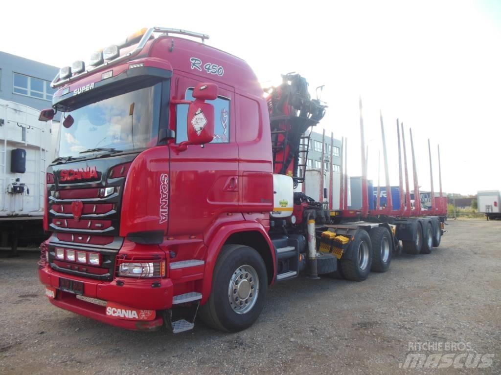 Scania R 450 Nákladné vozidlá na prepravu dreva