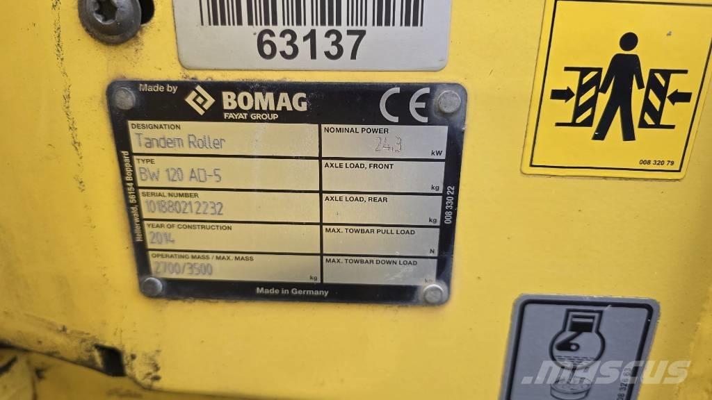 Bomag BW120-5 Tandemové valce