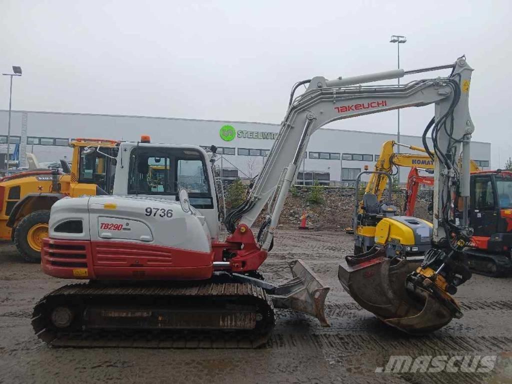 Takeuchi TB 290 Midi rýpadlá 7 t - 12 t