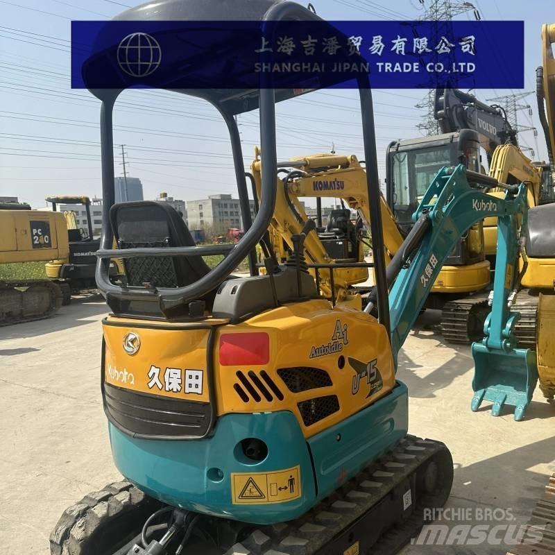 Kubota U 15 Mini rýpadlá < 7t