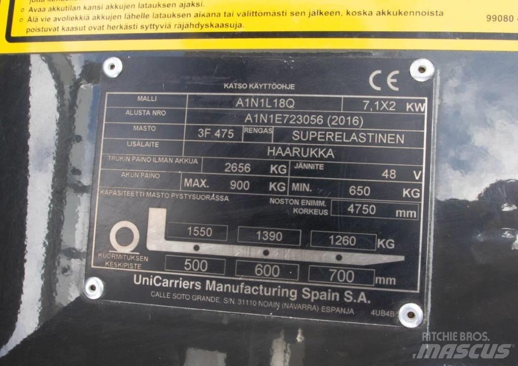 UniCarriers A1N1L18Q Akumulátorové vozíky