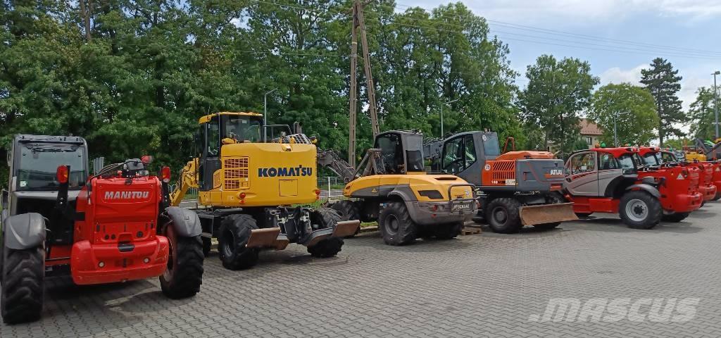 Atlas 140 W Kolesové rýpadlá
