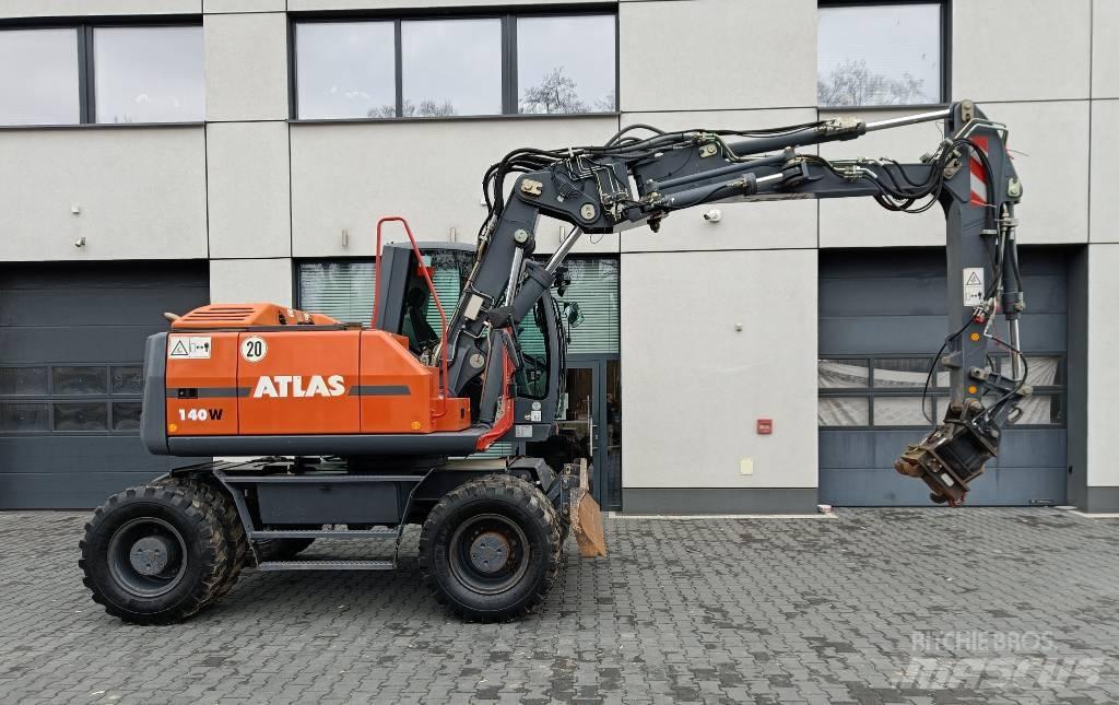 Atlas 140 W Kolesové rýpadlá