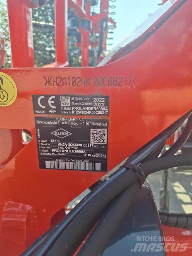 Kuhn Prolander 6000 Kultivátory