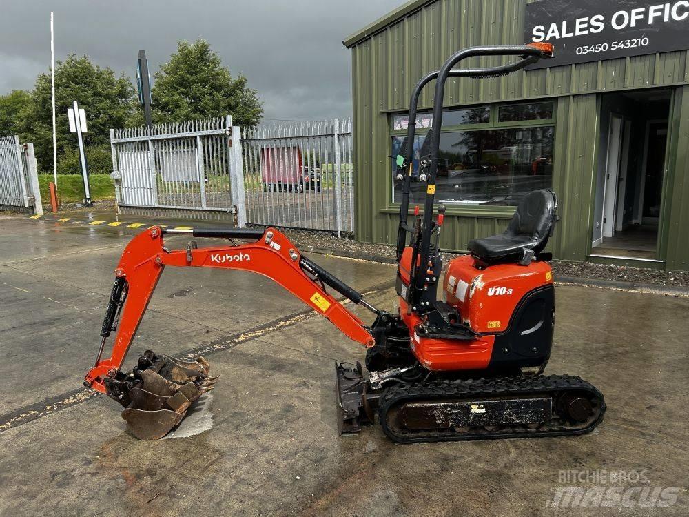 Kubota U 10-3 Mini rýpadlá < 7t