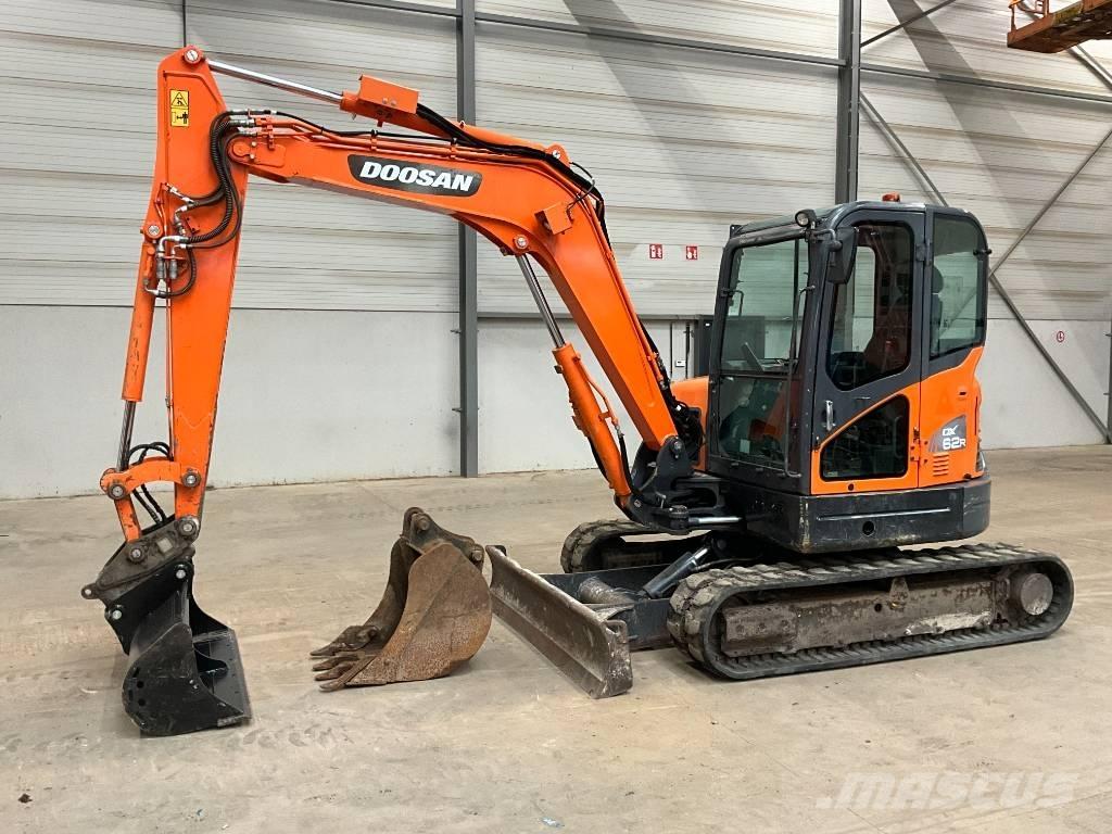 Doosan DX 62 R-3 Mini rýpadlá < 7t