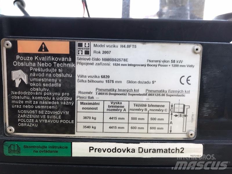 Hyster 4.0 FT5 Dieselové vozíky