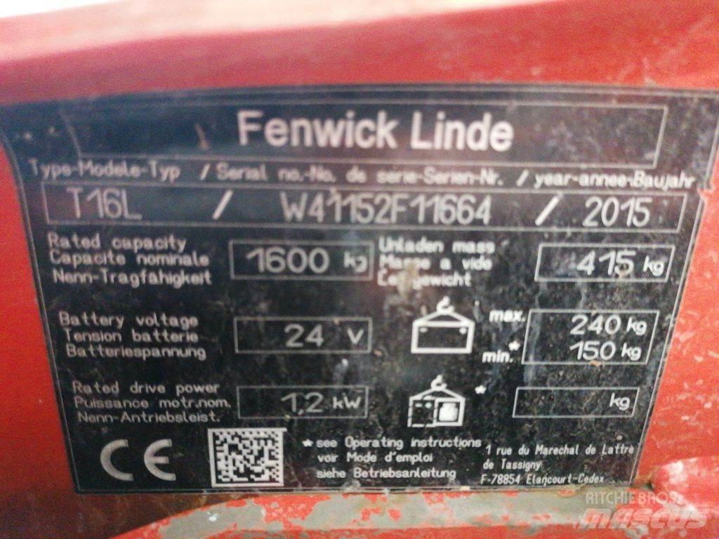 Linde T16L Ručný paletový vozík