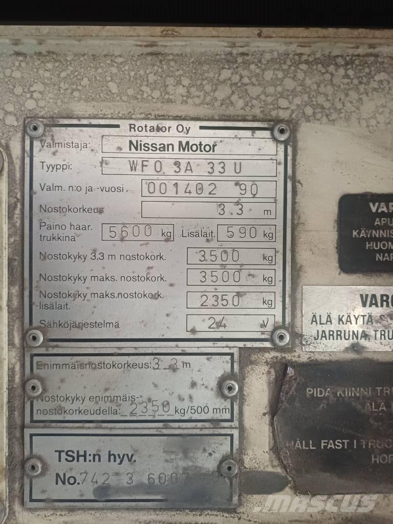 Nissan 33 U Dieselové vozíky